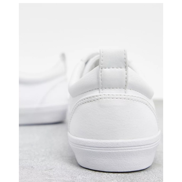 ASOS DESIGN Dunn Lace Up White Sneakers - Picture 2 of 4